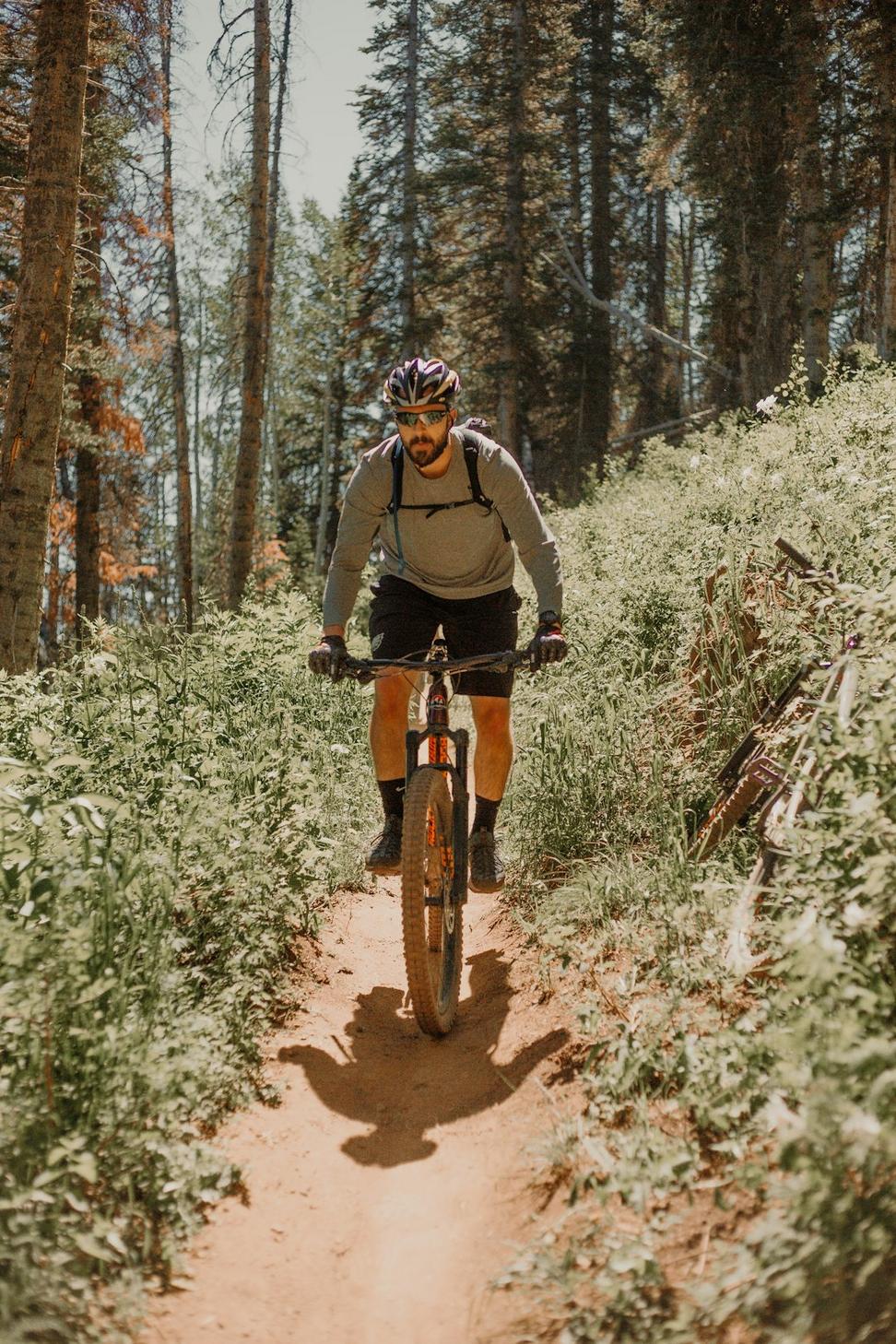 Mountain biking