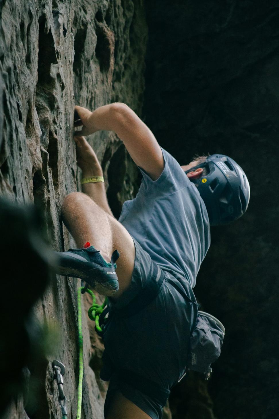 Rock climbing